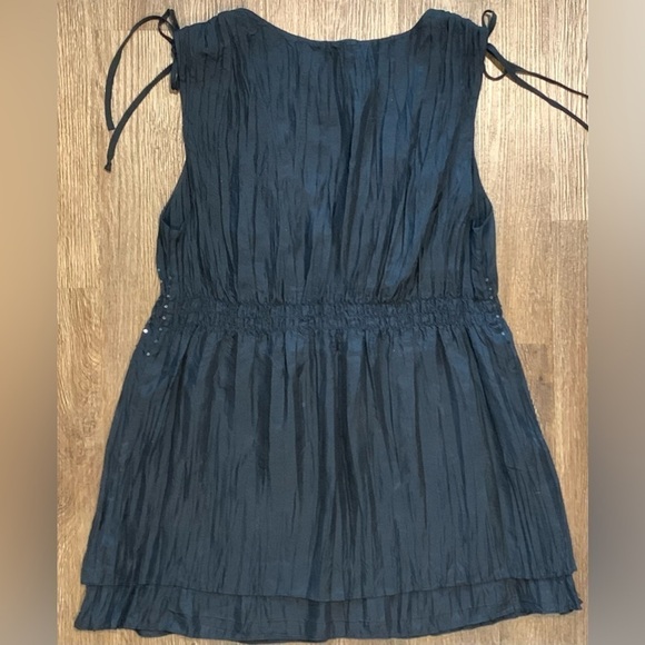 Excellent Condition, Express, Vintage 90s/Y2K, 100% Silk Sequin Waist Top, Sz XS - Picture 5 of 9